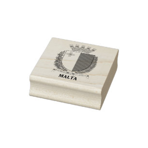 Malta Jackat av Arm Rubber Frimärke Stämpel