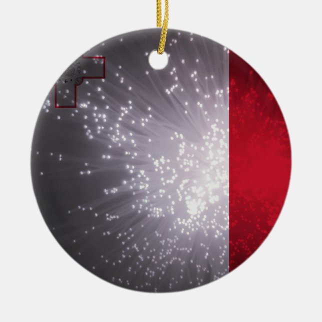 Malta Julgransprydnad Keramik (Framsidan)