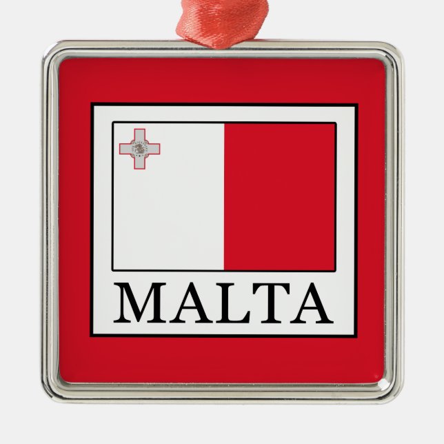 Malta Julgransprydnad Metall (Framsidan)
