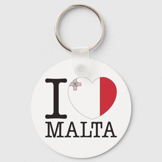 Malta Kärlek v2 Nyckelring (Framsida)