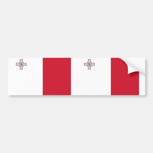 Malta, Malta, flagga Bildekal (Framsidan)