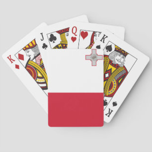 Malta (maltesisk) flagga casinokort