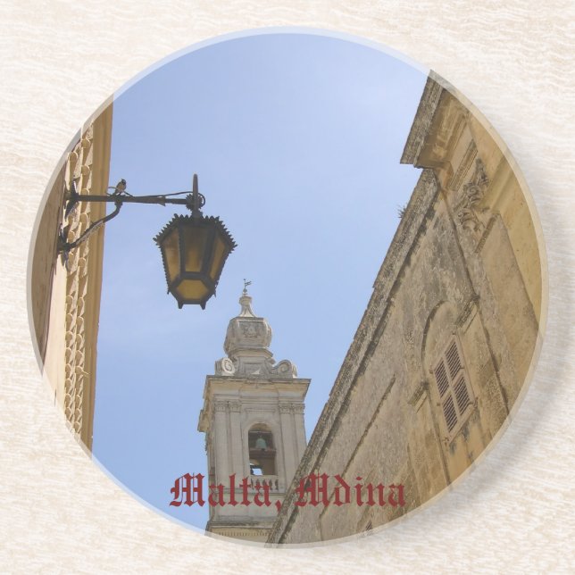 Malta, Mdina Underlägg Sandsten (Framsidan)