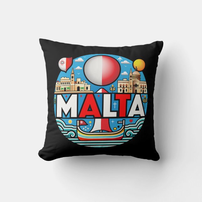 Malta Mediterranean Island Nation Kudde (Framsida)
