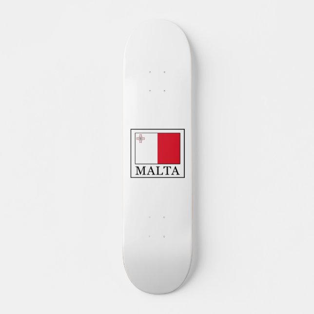 Malta Mini Skateboard Bräda 18,5 Cm (Framsida)
