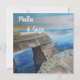 Malta och Gozo Postcard