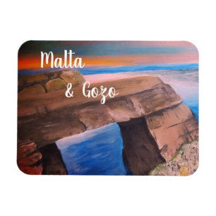 Malta och Gozo souvenir Flexible Photo Magnet