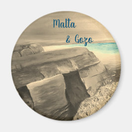 Malta och Gozo souvenir Magnet