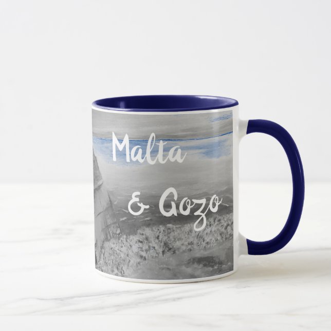 Malta och Gozo Souvenir Mugg (Höger)