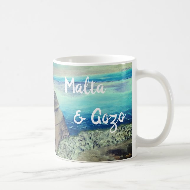 Malta och Gozo Souvenir Mugg (Höger)
