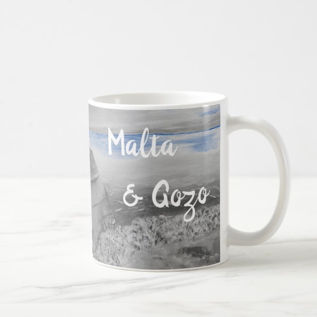 Malta och Gozo Souvenir Mugg (Höger)