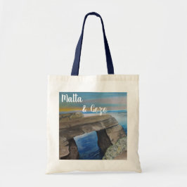 Malta och Gozo souvenir Tote Bag Tygkasse