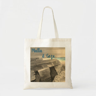 Malta och Gozo souvenir Tote Bag Tygkasse