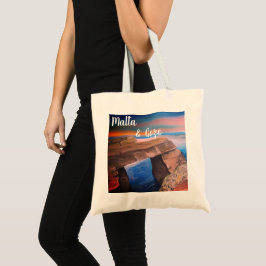 Malta och Gozo souvenir Tote Bag Tygkasse