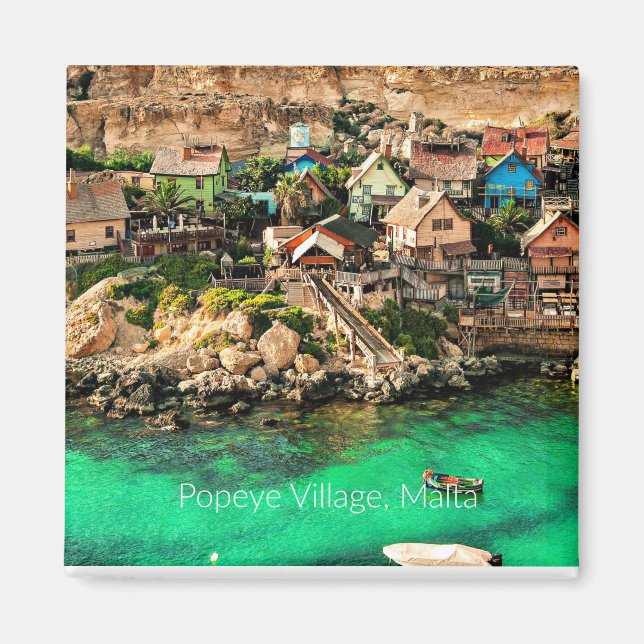 Malta, Popeye-byn Magnet (Framsidan)