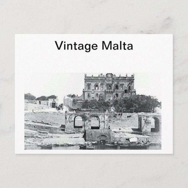MALTA POSTKORT VYKORT (Framsida)