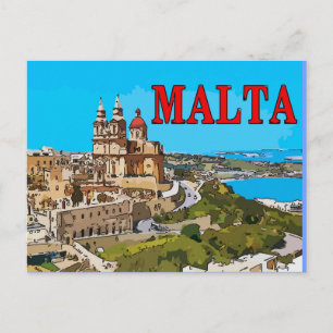 MALTA Resepostkort 1 Vykort