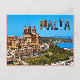MALTA Resepostkort 1 Vykort