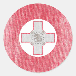 MALTA RUNT KLISTERMÄRKE