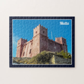 Malta St. Agatha's Tower a.k.a. Red Tower Mellieha Pussel