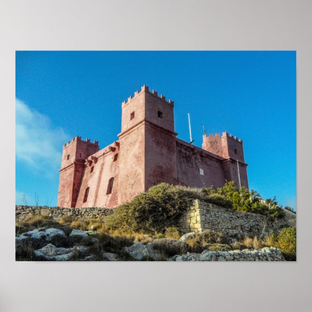 Malta St. Agatha's Tower a.k.a. Red Tower Poster (Framsidan)