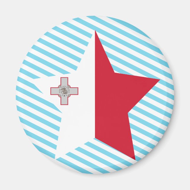 Malta Star Magnet (Framsidan)