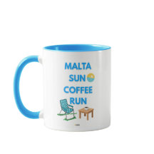 Malta Sun Coffee Run Mugg | AMAR Prints