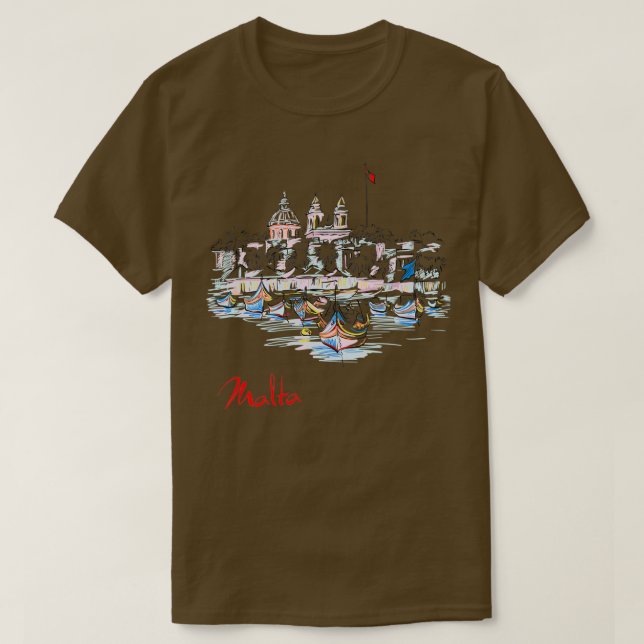 malta t shirt (Design framsida)