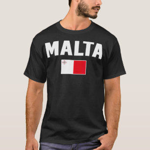 Malta Tee Flagga souvenir Gift Malta