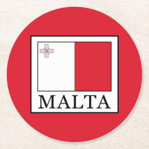 Malta Underlägg Papper Rund