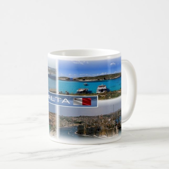 Malta - Valletta - Kaffemugg (Framsida höger)