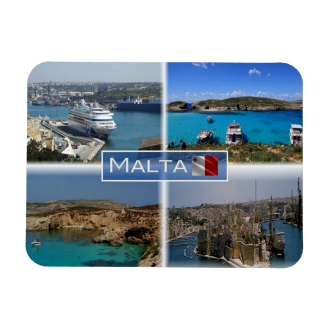 Malta - Valletta - Magnet (Horisontell)