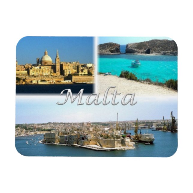 Malta - Valletta - Magnet (Horisontell)