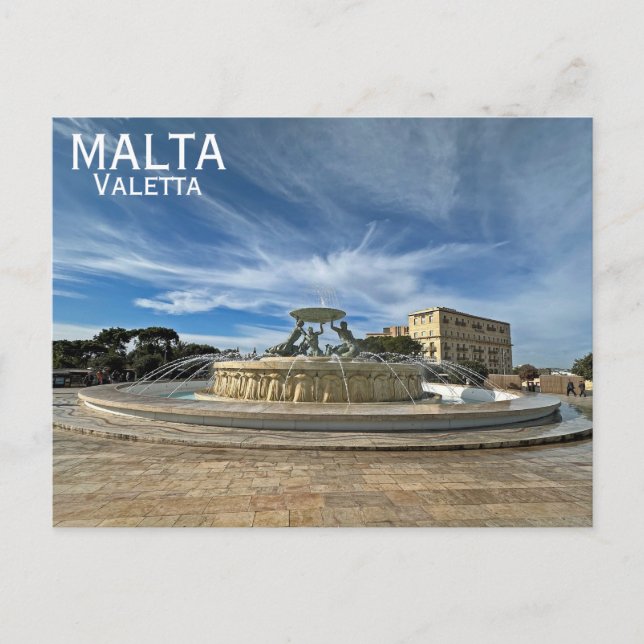 Malta/Valletta Postkort! Vykort (Framsida)
