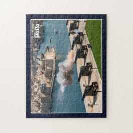 Malta Valletta Saluting Battery Cannon Fire Pussel