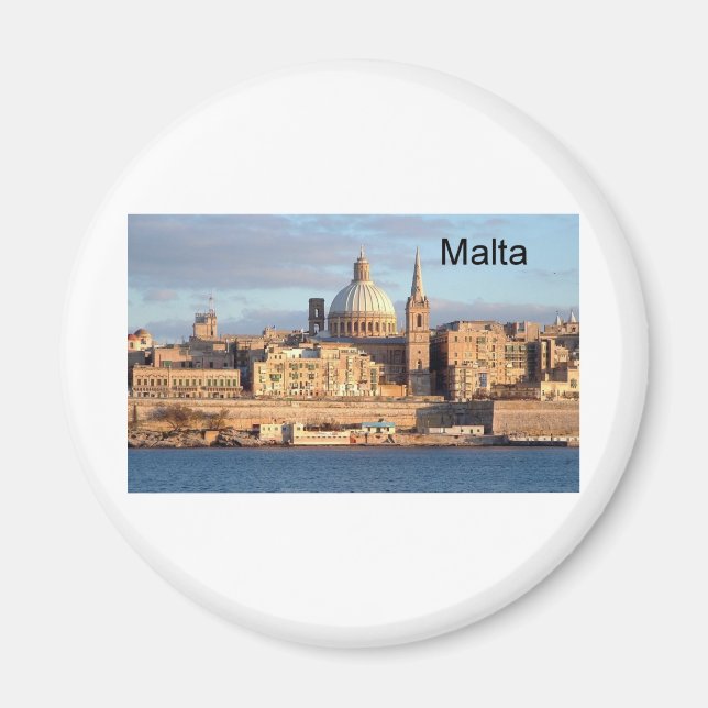 Malta Valletta (St.K) Magnet (Framsidan)