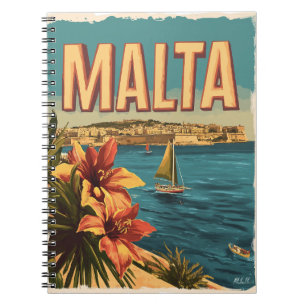 Malta Vintage Anteckningsbok