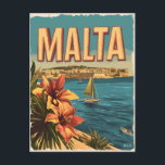 Malta Vintage Vykort<br><div class="desc">Upptäck Maltas historia och skönhet i riken med detta vykort vintage-stil. Med sin historiska arkitektur,  kristallklar vatten och Medelhavscharm fångar denna konstruktion denna önations tidlösa allure. Perfekt för samlare,  resenärer eller som en tänkbar gåva firar detta vykort Maltas unika karaktär och kultur.</div>