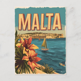 Malta Vintage Vykort
