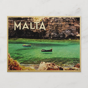 Malta Vintage Vykort