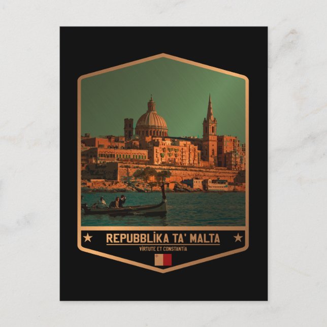 Malta Vykort (Framsida)