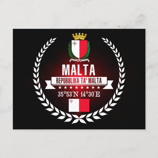 Malta Vykort (Framsida)