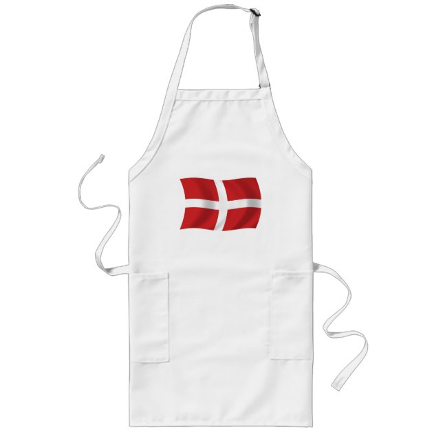 Maltas Flagga Aprons suveräna militära order Långt Förkläde (Framsidan)
