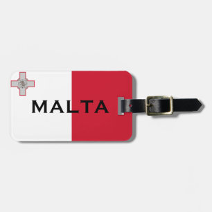 Maltas Flagga-landskod Bagagebricka