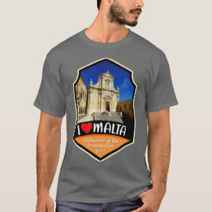 Maltas katedral vid övertagandet Gozo T Shirt