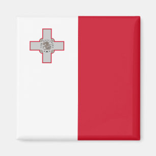 Maltas (maltesiska) Flagga Magnet