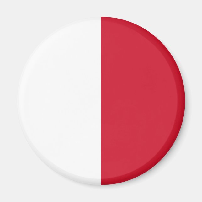 Maltas nationella Flagga Magnet (Framsidan)