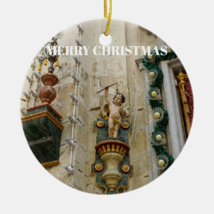 Maltas panoramiska julresa Ornamet Julgransprydnad Keramik