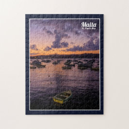 Maltas St. Paul's Bay by Natt Mediterranean Sea Pussel