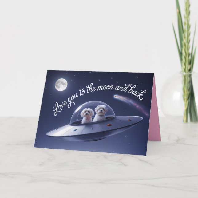 Maltaser Valentinskort Helgkort (Framsida)